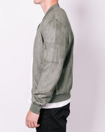 Suede Bomber Jacket