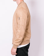 Suede Bomber Jacket