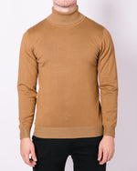 Camel Turtle Neck Jumper