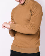 Camel Turtle Neck Jumper