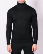 Black Turtle Neck Jumper