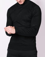 Black Turtle Neck Jumper