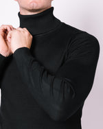 Black Turtle Neck Jumper