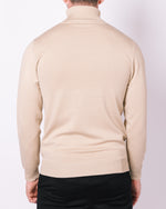 Beige Turtle Neck Jumper