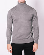 Grey Turtle Neck Jumper