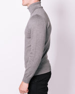 Grey Turtle Neck Jumper