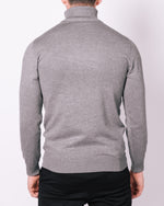 Grey Turtle Neck Jumper