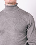 Grey Turtle Neck Jumper