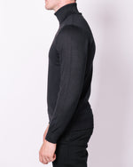 Navy Turtle Neck Jumper