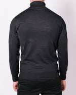 Navy Turtle Neck Jumper