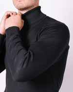 Navy Turtle Neck Jumper