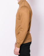 Camel Half Zip Jumper