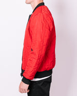 Red Patterned Reversible Bomber