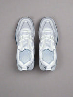 Mesh Panel Chunky Sole Trainers in White