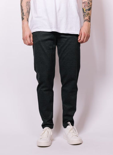 Grey & Black Casual Trousers